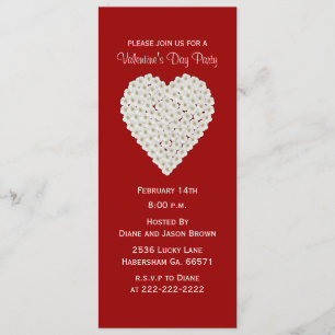 Invitación a fiesta de El día de San Valentín del