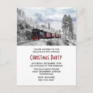Invitación a Fiesta de escena de Navidades de invi