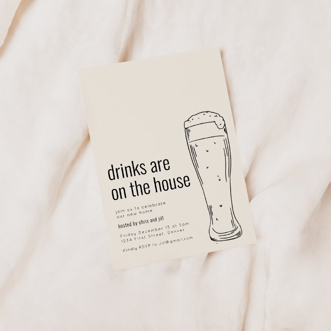 Invitación a Fiesta de Estreno con Cerveza (Subido por el creador)