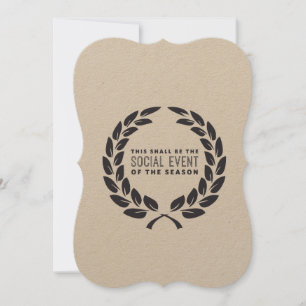 Invitación a fiesta de evento social