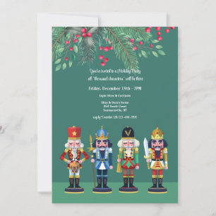 Invitación a fiesta de feriado de los crackers de