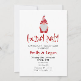 Invitación a fiesta de feriado para Navidades de G