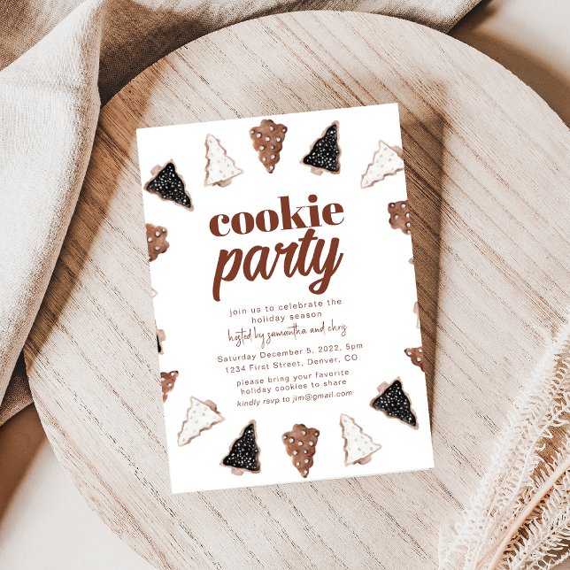 Invitación a fiesta de Fiesta de cookies de vacaci (Subido por el creador)