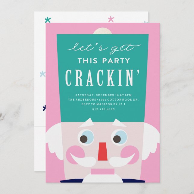 Invitación a fiesta de fiesta de fiesta de soldado (Anverso / Reverso)