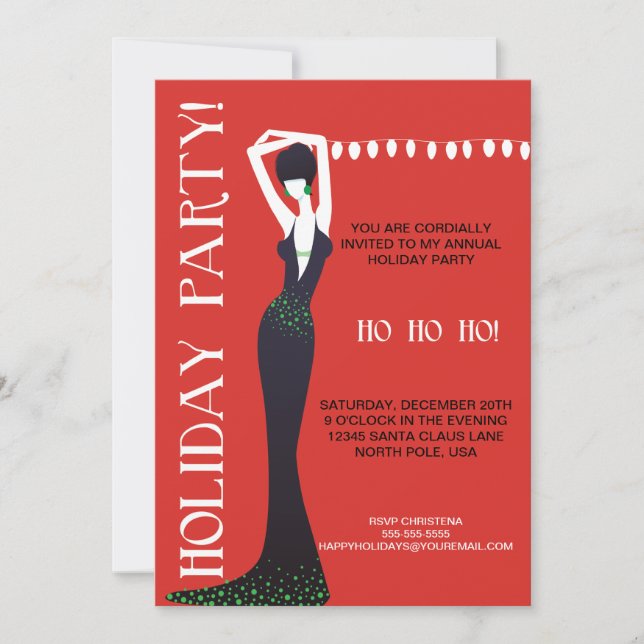 Invitación a fiesta de fiesta de Ho Ho Chi Minh (Anverso)