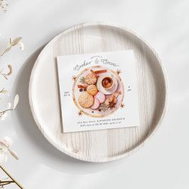 Invitación a fiesta de fiestas de Cookies y Cocoa