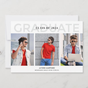 Invitación a Fiesta de fotografía de graduación de