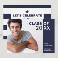 Invitación a Fiesta de fotografía de graduación de