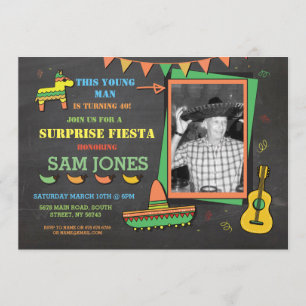 Invitación a Fiesta de fotografía mexicano de Bird