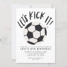 Invitación a Fiesta de fútbol