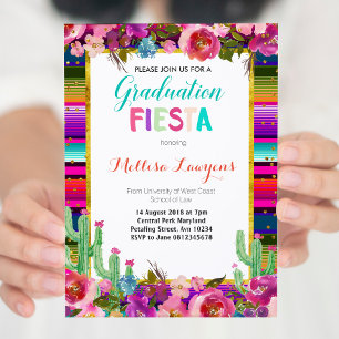 Invitación a fiesta de graduación
