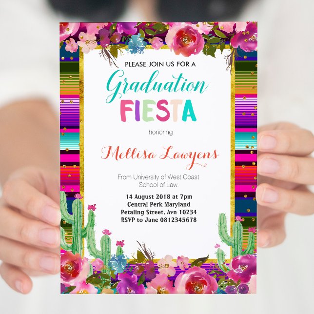 Invitación a fiesta de graduación (Subido por el creador)