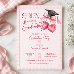 Invitación a Fiesta de Graduación 2026 | Rosa Cere