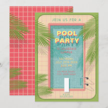 Invitación a fiesta de grupo de palmas