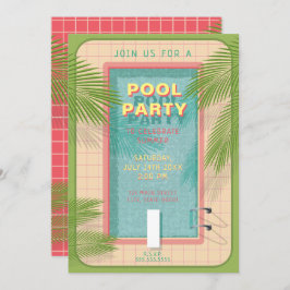 Invitación a fiesta de grupo de palmas