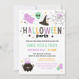 Invitación a fiesta de Halloween