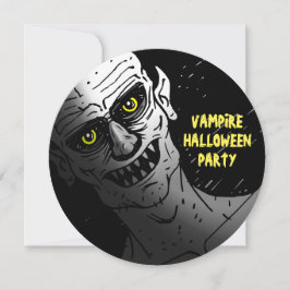 Invitación a fiesta de Halloween de vampiros