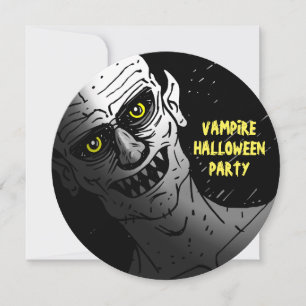 Invitación a fiesta de Halloween de vampiros