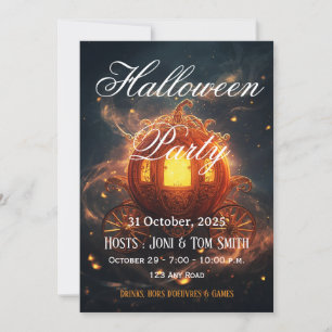 Invitación a Fiesta de Halloween Tarjeta de Cala