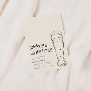 Invitación a Fiesta de Inauguración con Cerveza