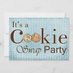invitación a fiesta de intercambio de cookies de v