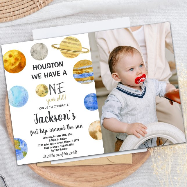 Invitación a Fiesta de la Fantasía de los Niños pe (Whimsical birthday invitations with photo)