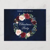 Invitación a fiesta de la flor acuarela de la flor