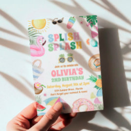 Invitación a Fiesta de la piscina de invitados de