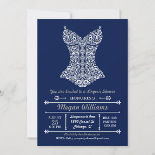 Invitación a fiesta de lencería