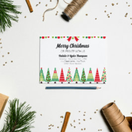 Invitación a fiesta de Navidad retro