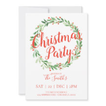 Invitación a Fiesta de Navidades de la guerra de H