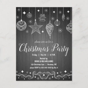 Invitación a fiesta de Navidades de vacaciones rus
