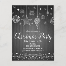 Invitación a fiesta de Navidades de vacaciones rus