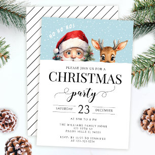 Invitación a fiesta de Navidades de venados de San