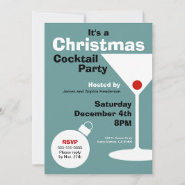 Invitación a fiesta de Navidades modernos