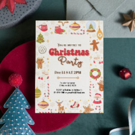 Invitación a fiesta de navidades pequeños