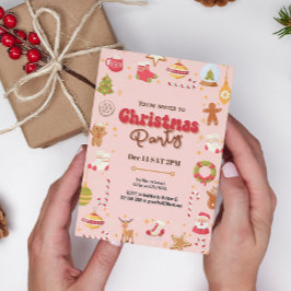 Invitación a fiesta de navidades pequeños