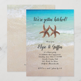 Invitación a fiesta de parejas de Starfish comprom