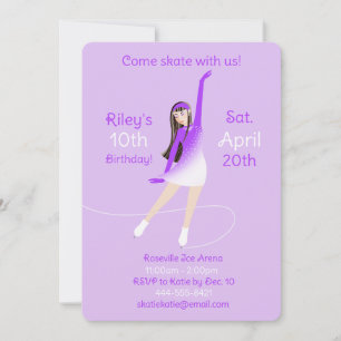 Invitación a Fiesta de Patinaje sobre Hielo