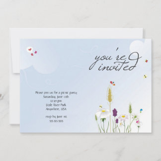 Invitación a fiesta de picnic