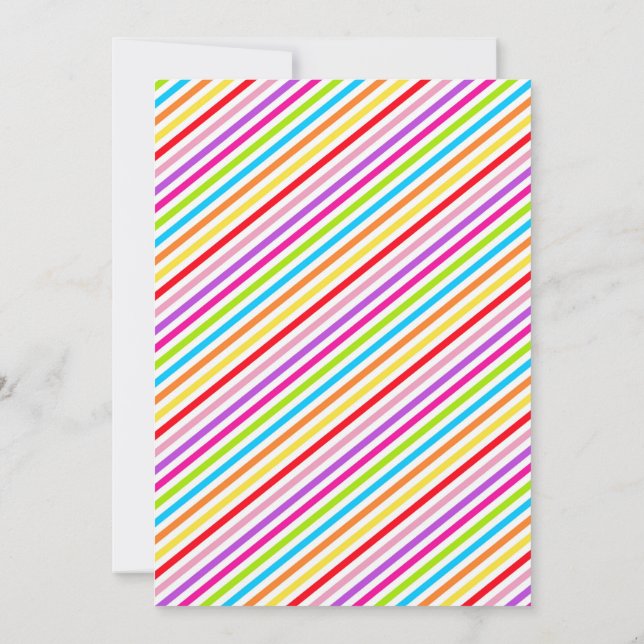 Invitación a fiesta de pintura y pijamas (Reverso)