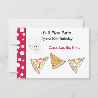 Invitación a Fiesta de Pizza