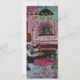 invitación a fiesta de pizza