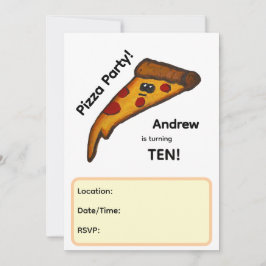 Invitación a Fiesta de Pizza
