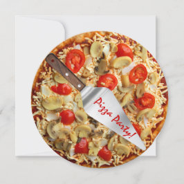 invitación a fiesta de pizzas