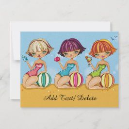 Invitación a fiesta de playa