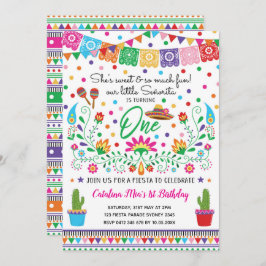 Invitación a Fiesta de primer cumpleaños de Fiesta
