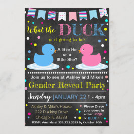 Invitación a fiesta de Revelación de Género