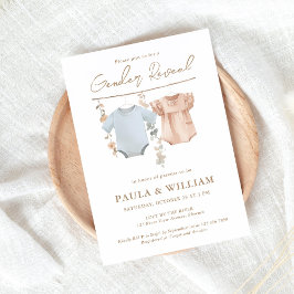 Invitación a Fiesta de Revelación de Género Boho