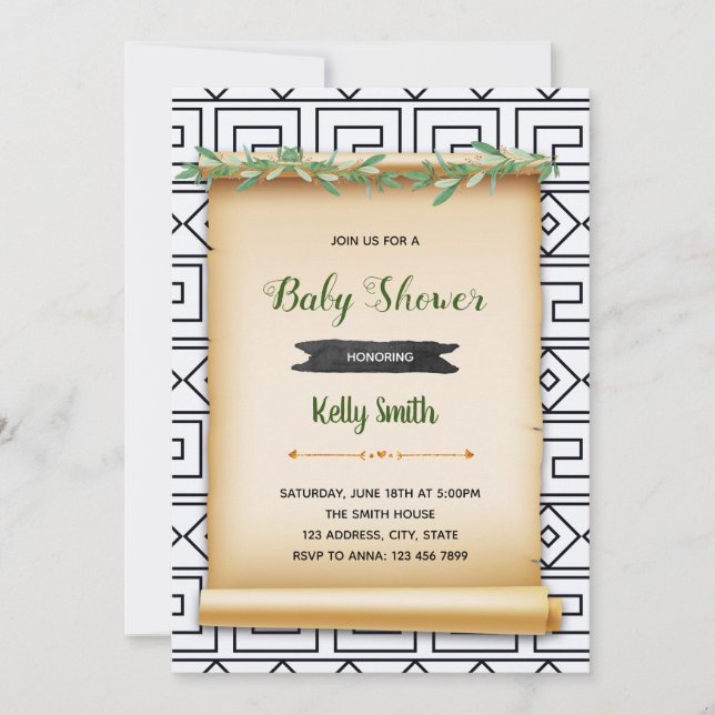 invitación a fiesta de toga (Anverso)